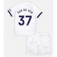 Tottenham Hotspur Micky van de Ven #37 Koti Peliasu Lasten 2023-24 Lyhythihainen (+ Lyhyet housut)